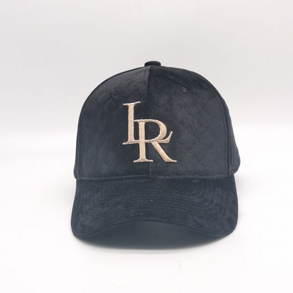 Unisex Winter Fall Classic Style Quilting Suede Baseball Cap 6 Panel Adjustable Sports Hat