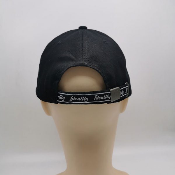 Unisex Pure Cotton Twill Baseball Cap Customized Fabric Strap Closure Hat