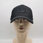 Unisex Pure Cotton Twill Baseball Cap Customized Fabric Strap Closure Hat