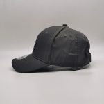 Unisex Nylon Fabric PU Label Patched Fashion Cap Hat