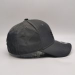 Unisex Nylon Fabric PU Label Patched Fashion Cap Hat