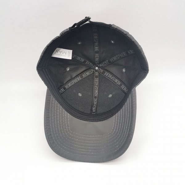 Unisex Nylon Fabric PU Label Patched Fashion Cap Hat