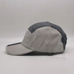 UZZI Outdoor Gray Camper Cap 5 Panel Classic Baseball Cap