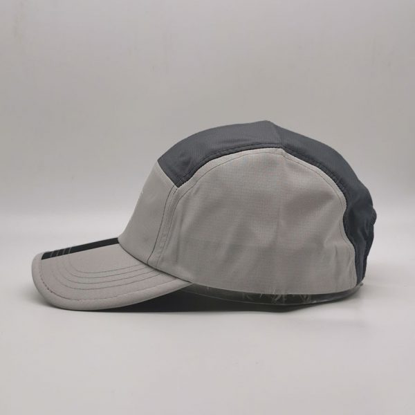 UZZI Outdoor Gray Camper Cap 5 Panel Classic Baseball Cap