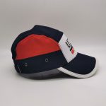 UZZI 3 Tone Navy Red White Fashion Camper Cap Classic Jockey Hat