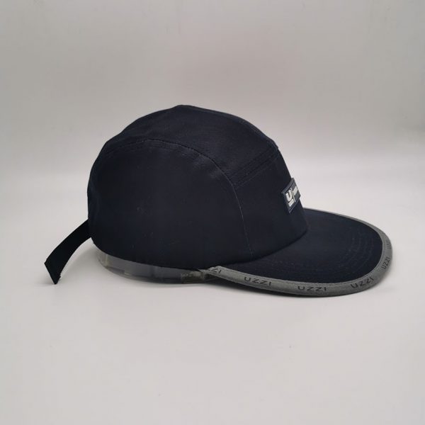 Men's 5 Panel Cotton Hat Classic Camper Cap Jockey Flat Bill Cap