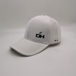 White Microfiber Peach Sports Cap Professional Cap