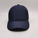 Checked Nylon fabric rubber branding Baseball cap hat