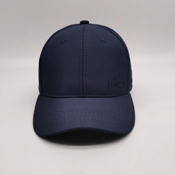 Checked Nylon fabric rubber branding Baseball cap hat