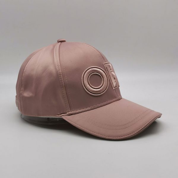 OBR 3D Embroidery Satin Sport Cap Women Adjustable Constructed Baseball Cap