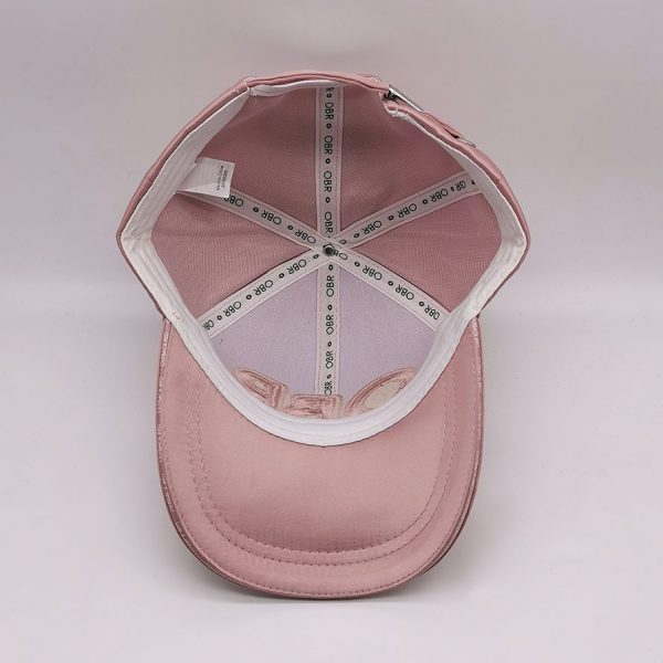 OBR 3D Embroidery Satin Sport Cap Women Adjustable Constructed Baseball Cap