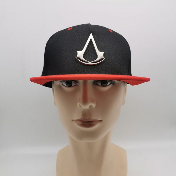ASSASS'S Two tone black red snapback cap