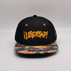 FARCRY6 black acrylic snapback cap with sublimation print visor