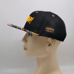 FARCRY6 black acrylic snapback cap with sublimation print visor