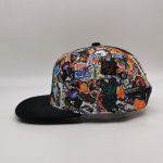 Allover sublimation print WDL Comics snapback cap