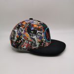 Allover sublimation print WDL Comics snapback cap