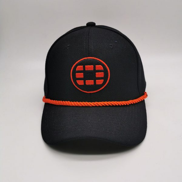Rope decorated baseball cap for men and women
