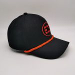 Rope decorated baseball cap for men and women