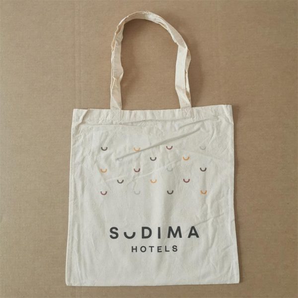 Economical Cotton Tote Bag, Lightweight Medium Reusable Grocery Shopping Cloth Bag
