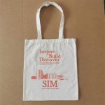 Economical Cotton Tote Bag, Lightweight Medium Reusable Grocery Shopping Cloth Bag