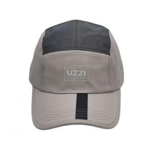 Gray Camper Peak Cap