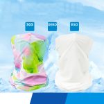 Ice silky fabric tube scarf