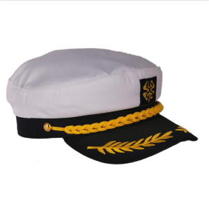 White Captain's Cap