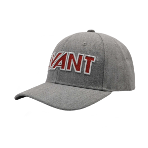 Melange Gray Embroidery Baseball Cap
